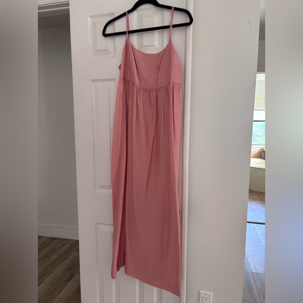 Elegant Pink Maxi Dress